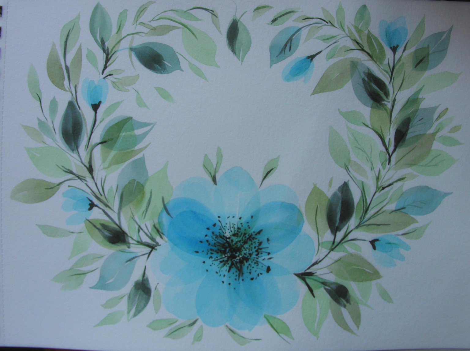 Easy Watercolor Anemones Using Layering Technique - image 1 - student project