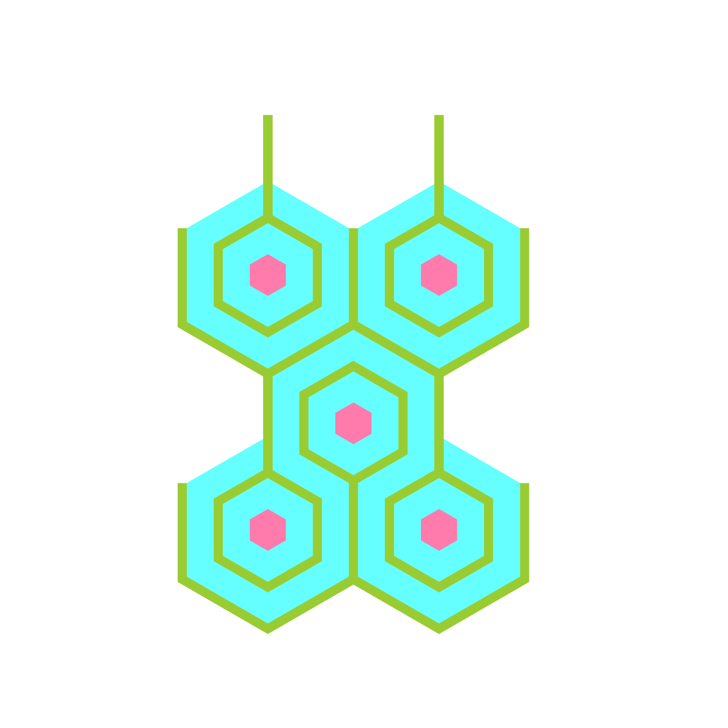 My Meandering Hexagon Pattern! - image 1 - student project