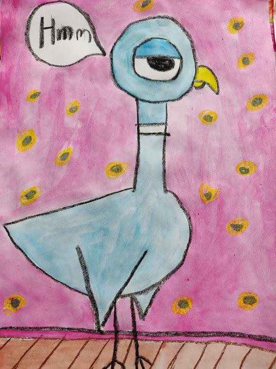 Hungry pigeon by my son Yusuf (10 years old) - image 2 - student project