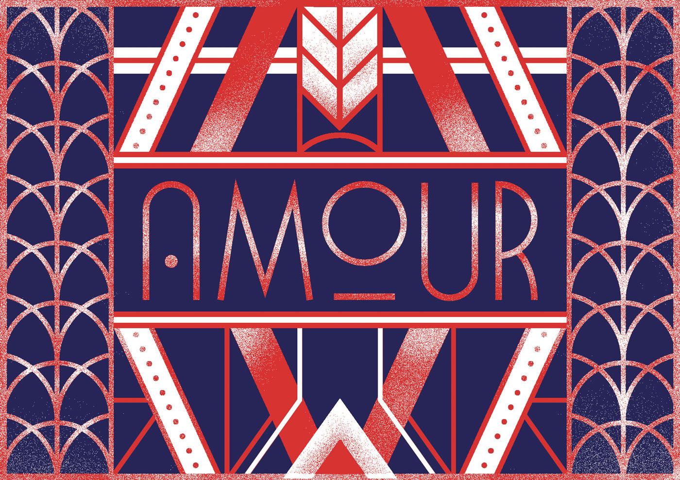 Amour - Art Deco lettering - image 11 - student project