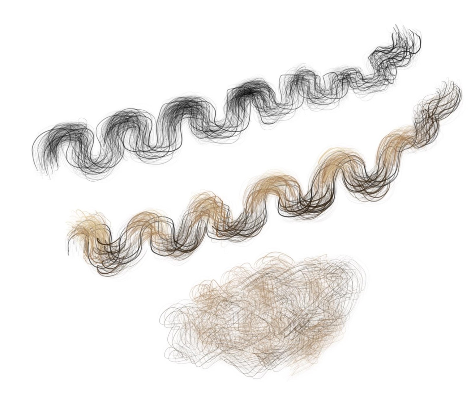 Hair in procreate - image 3 - student project