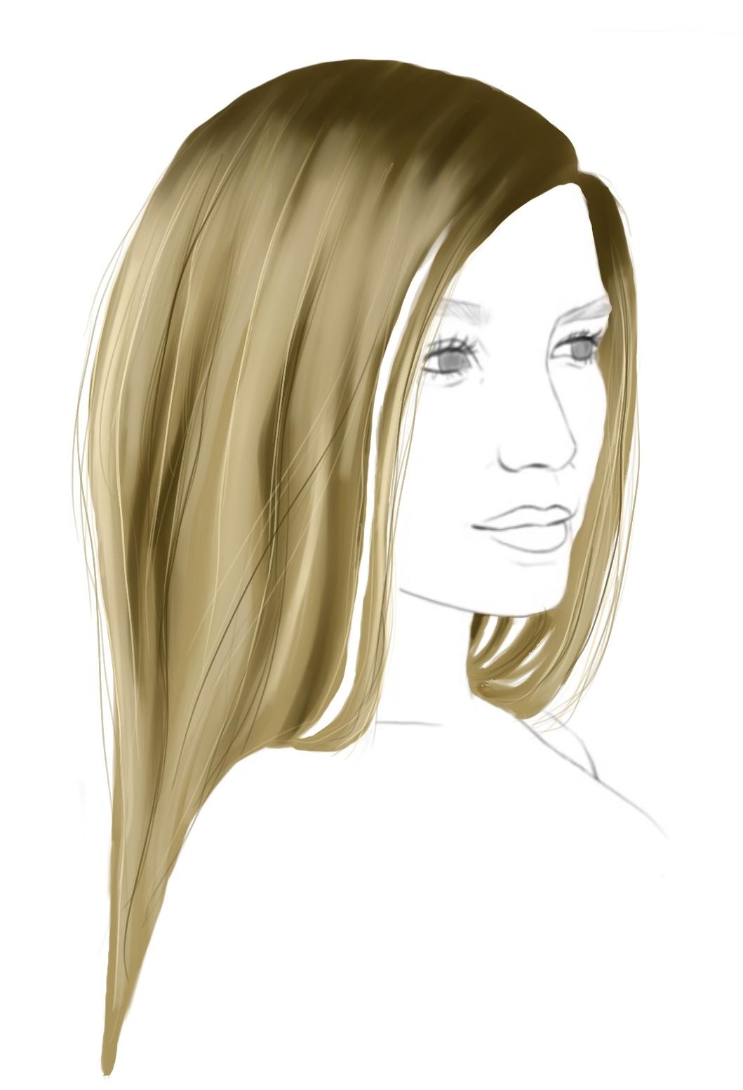 Hair in procreate - image 4 - student project
