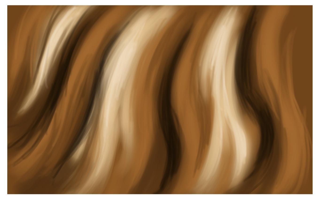 Hair in procreate - image 1 - student project