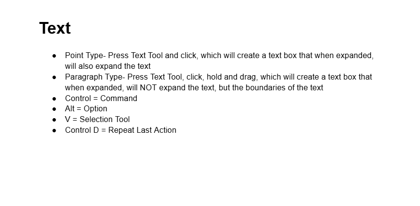 Adobe Illustrator Notes - image 1 - student project