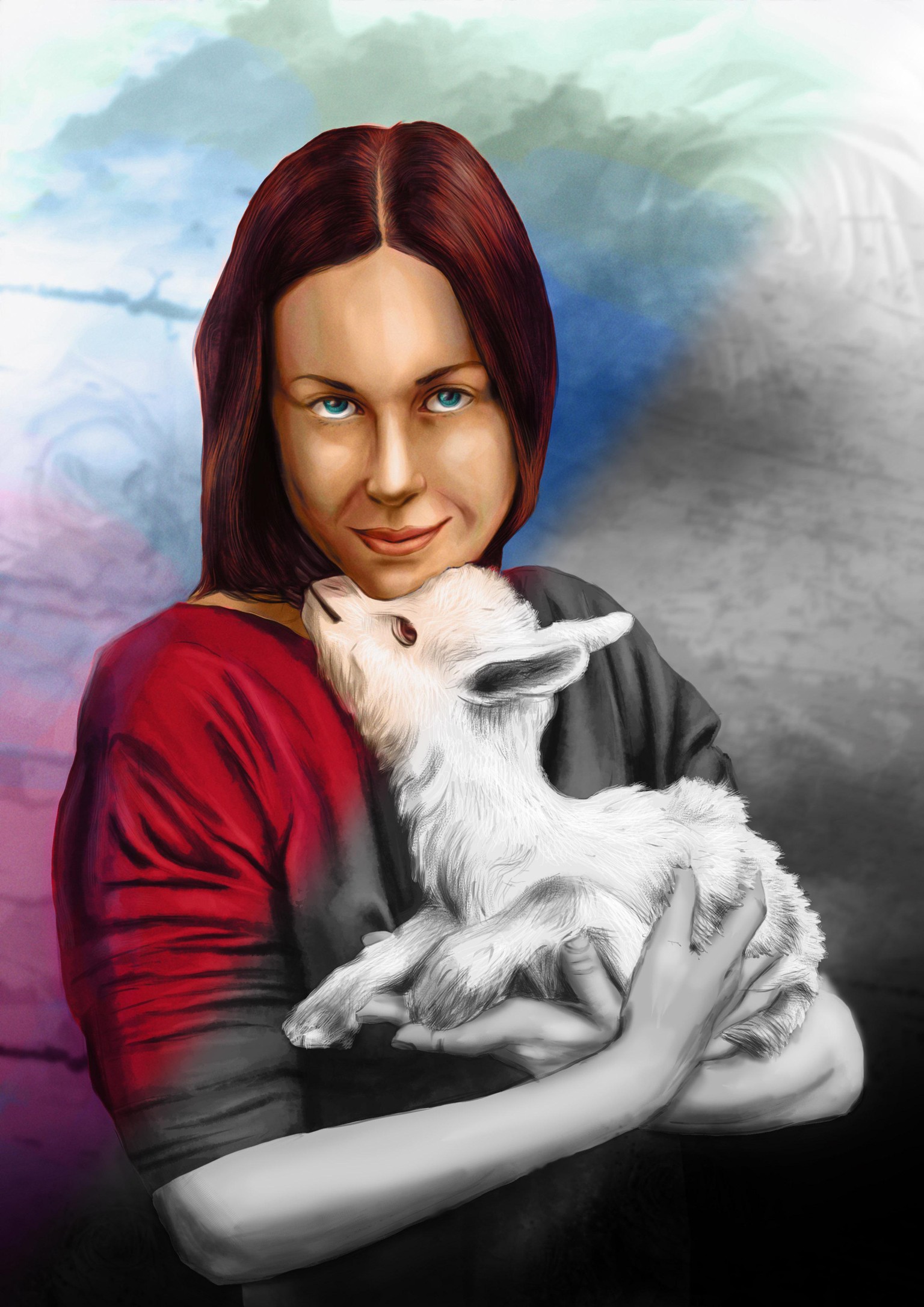 From pencil drawing to digital painting - image 1 - student project