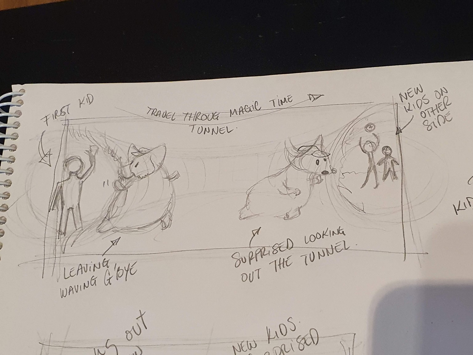 Willie Wombat travels through the magic tunnel... - image 4 - student project
