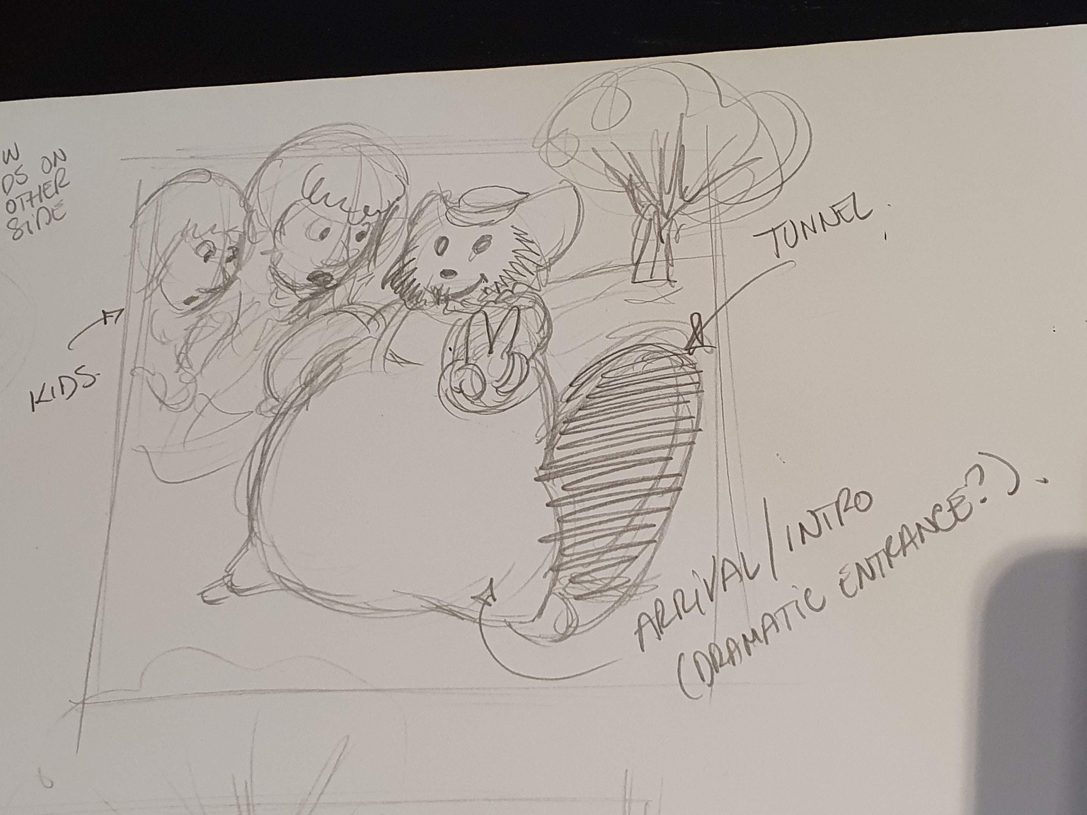 Willie Wombat travels through the magic tunnel... - image 6 - student project