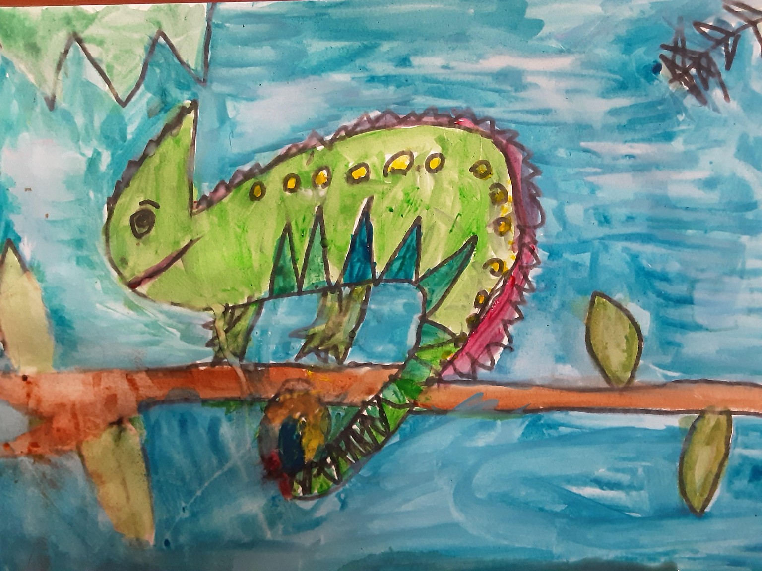 Chameleon/Samuel7 y.o - image 1 - student project