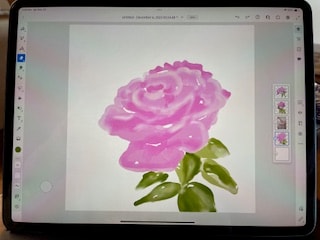 Practice Color Indexing - Watercolor Rose - image 1 - student project