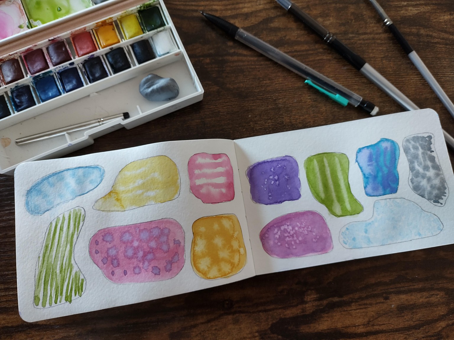 Stained Glass Style Watercolour - image 1 - student project