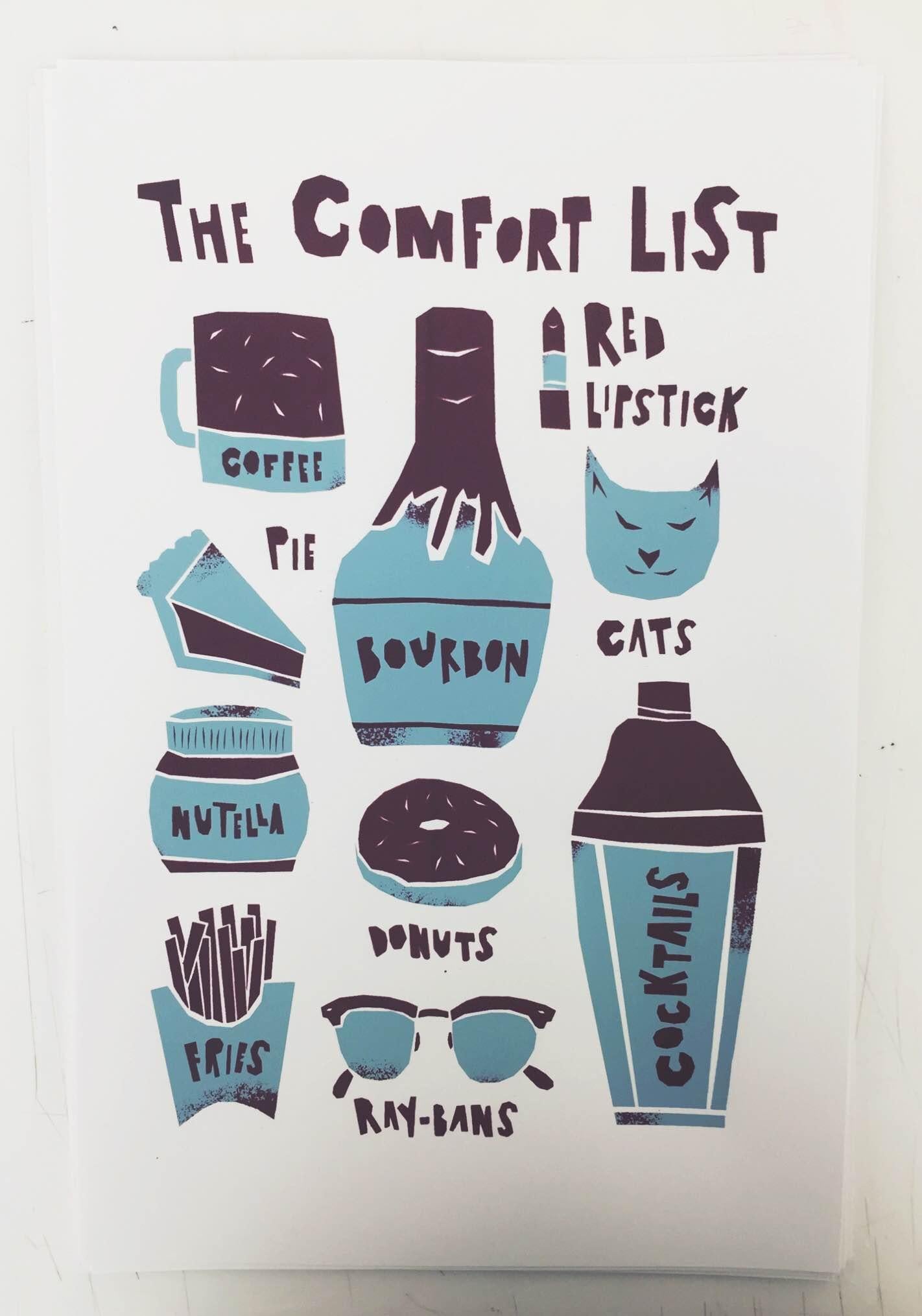 The Comfort List - image 7 - student project