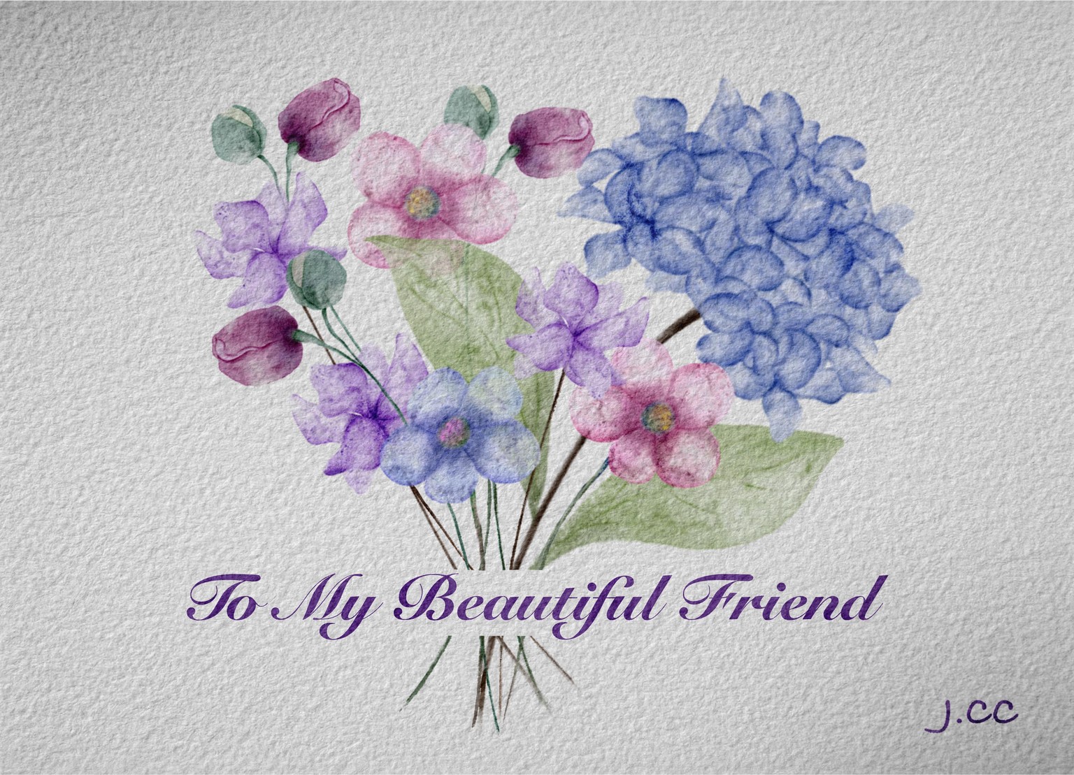 Water color flowers - image 3 - student project