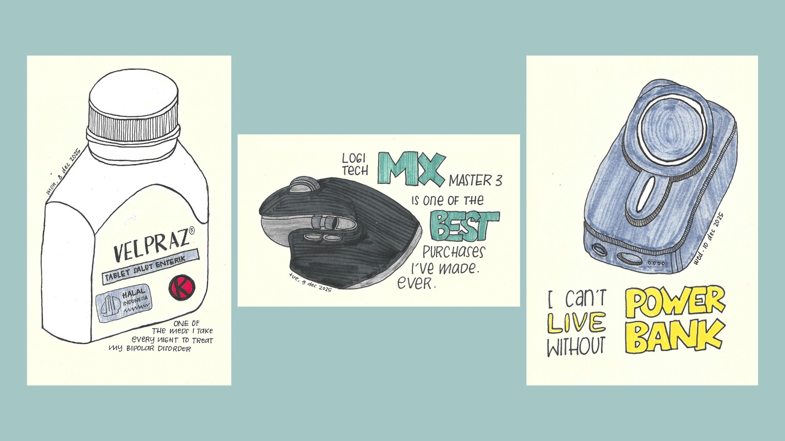 28 days of illustrated journaling - image 5 - student project