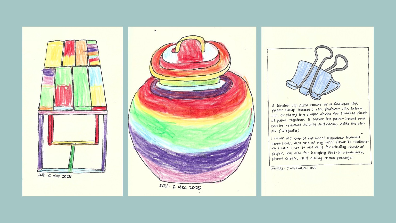 28 days of illustrated journaling - image 4 - student project