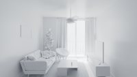 Living Room Interior Visualization - image 1 - student project