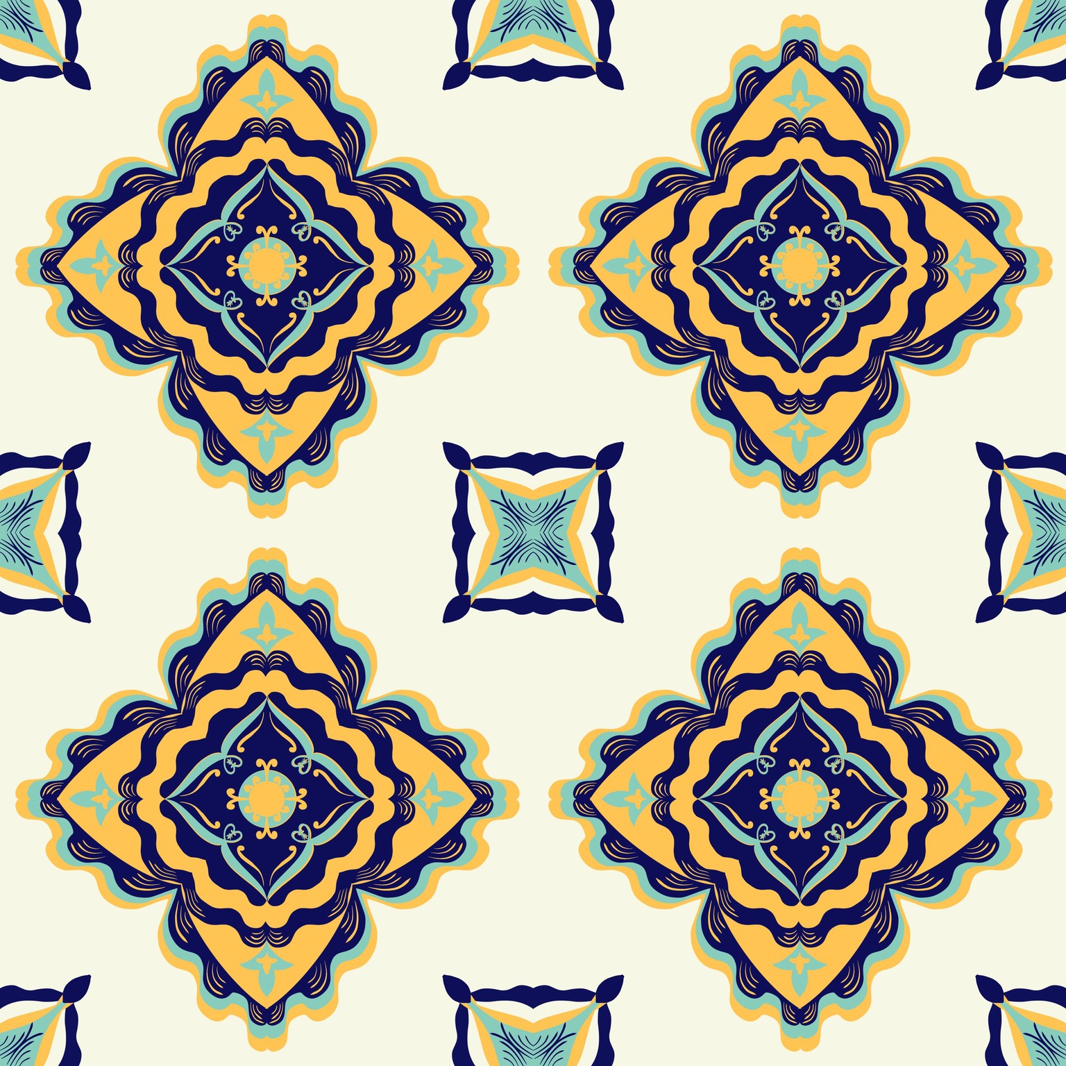 My Artwork. Blue pottery style:) - image 4 - student project