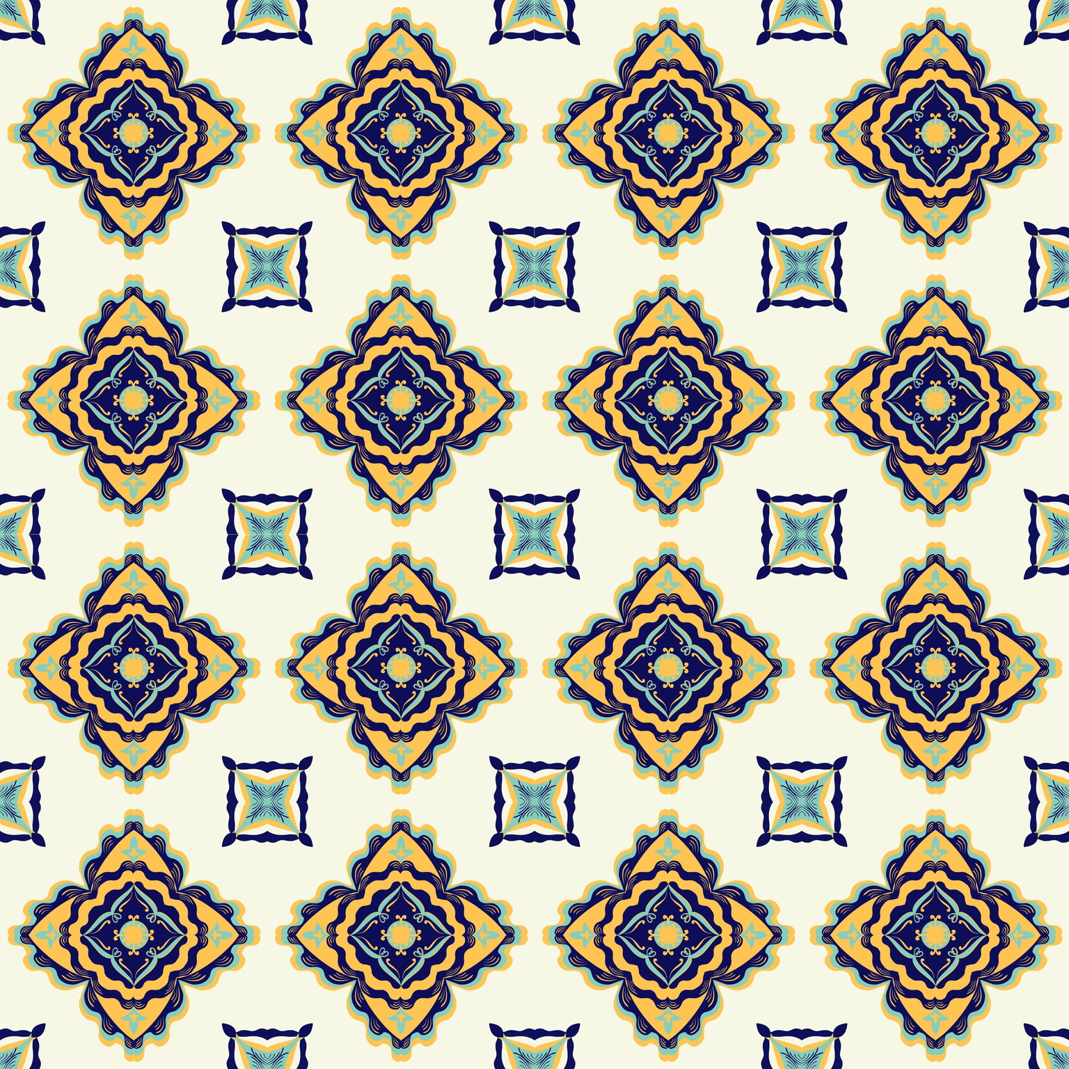 My Artwork. Blue pottery style:) - image 5 - student project