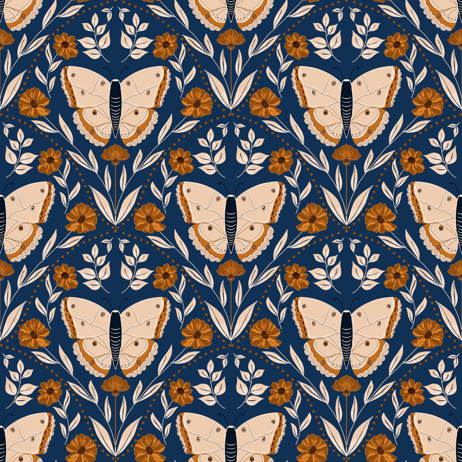 Symmetrical Moth Pattern - image 1 - student project