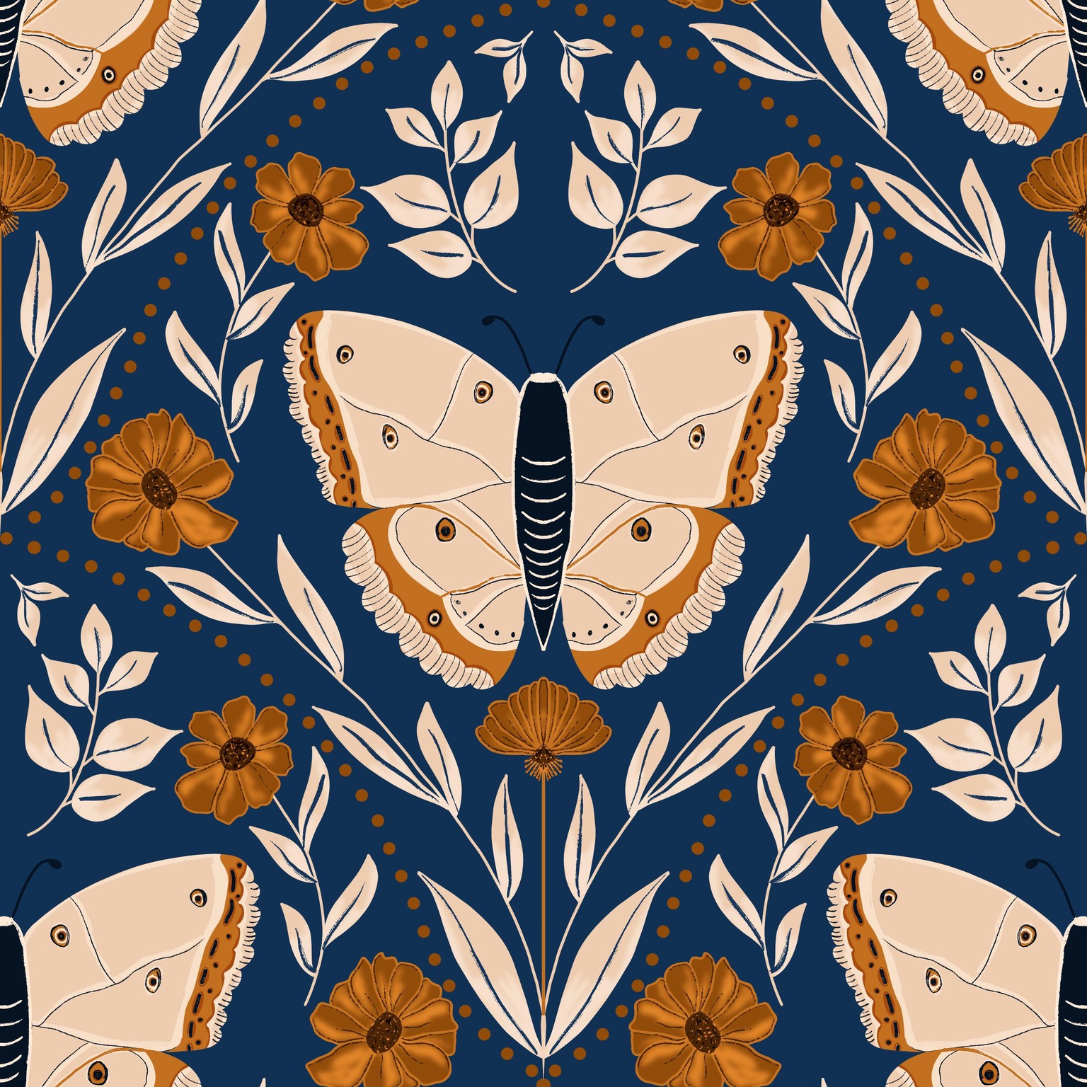 Symmetrical Moth Pattern - image 2 - student project