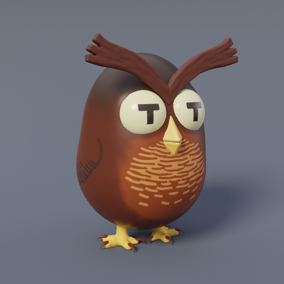 Cool Speckled Owl - image 2 - student project