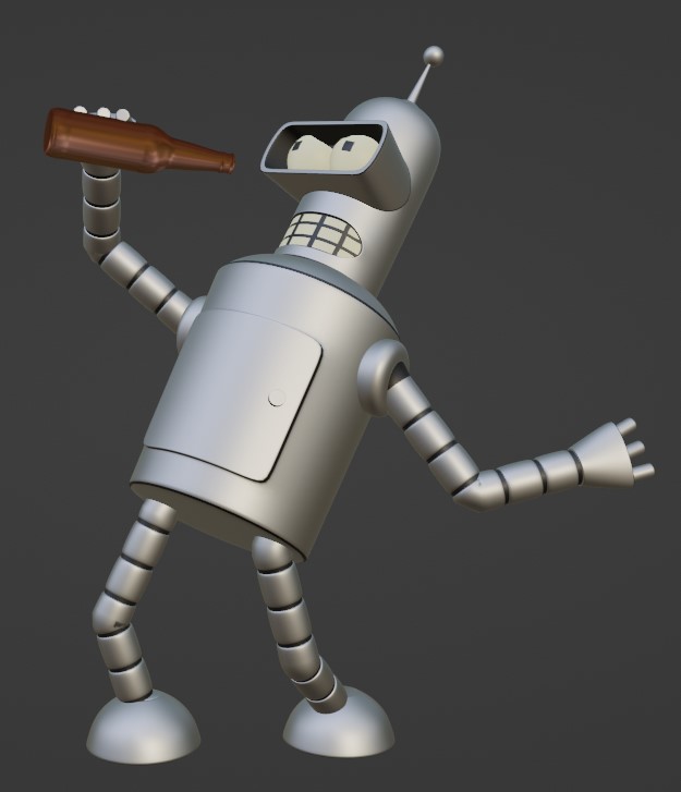 Bender just loves him some beer. - image 2 - student project