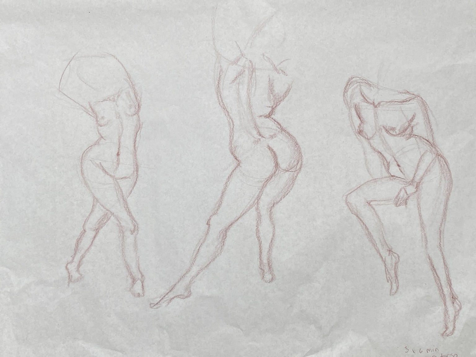 Update 18 April - 2021 : Lori's Gesture drawing project - image 17 - student project