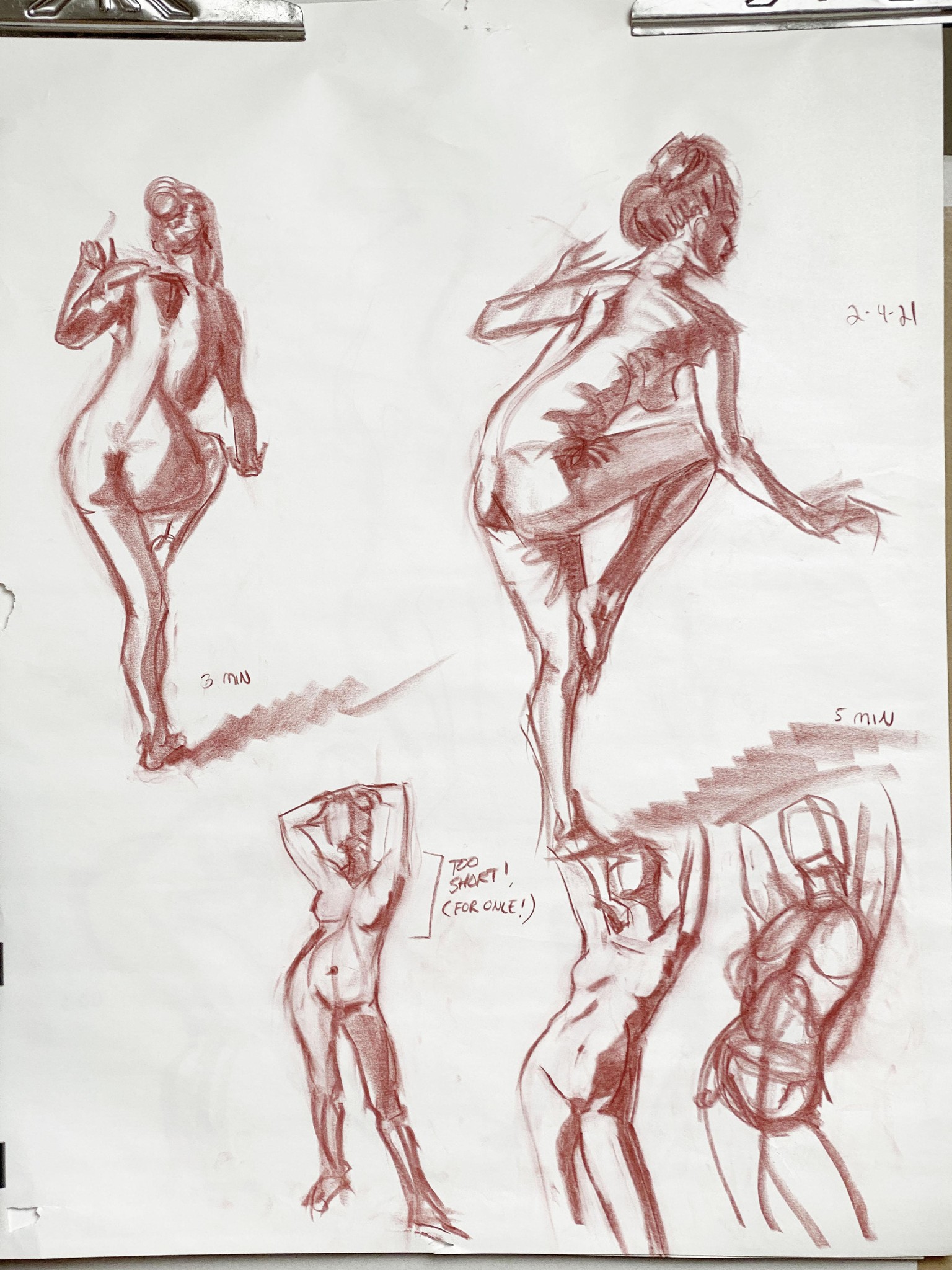 Update 18 April - 2021 : Lori's Gesture drawing project - image 6 - student project