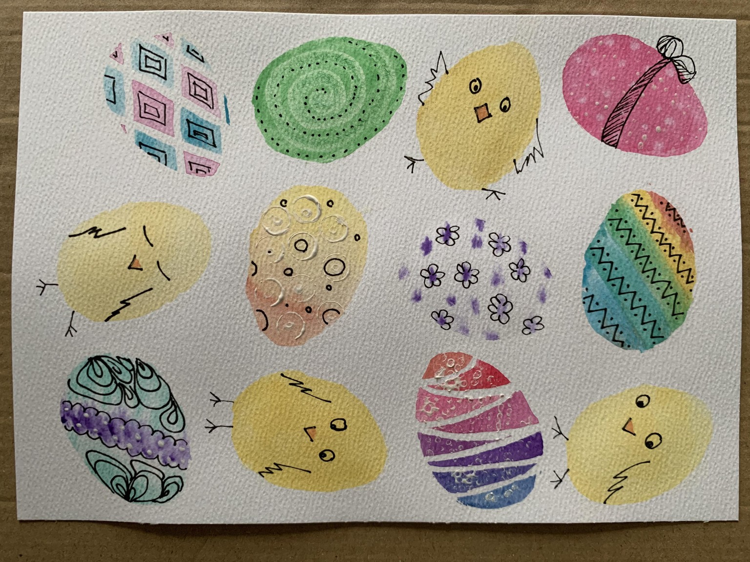 Mixed media eggsercise! - image 1 - student project