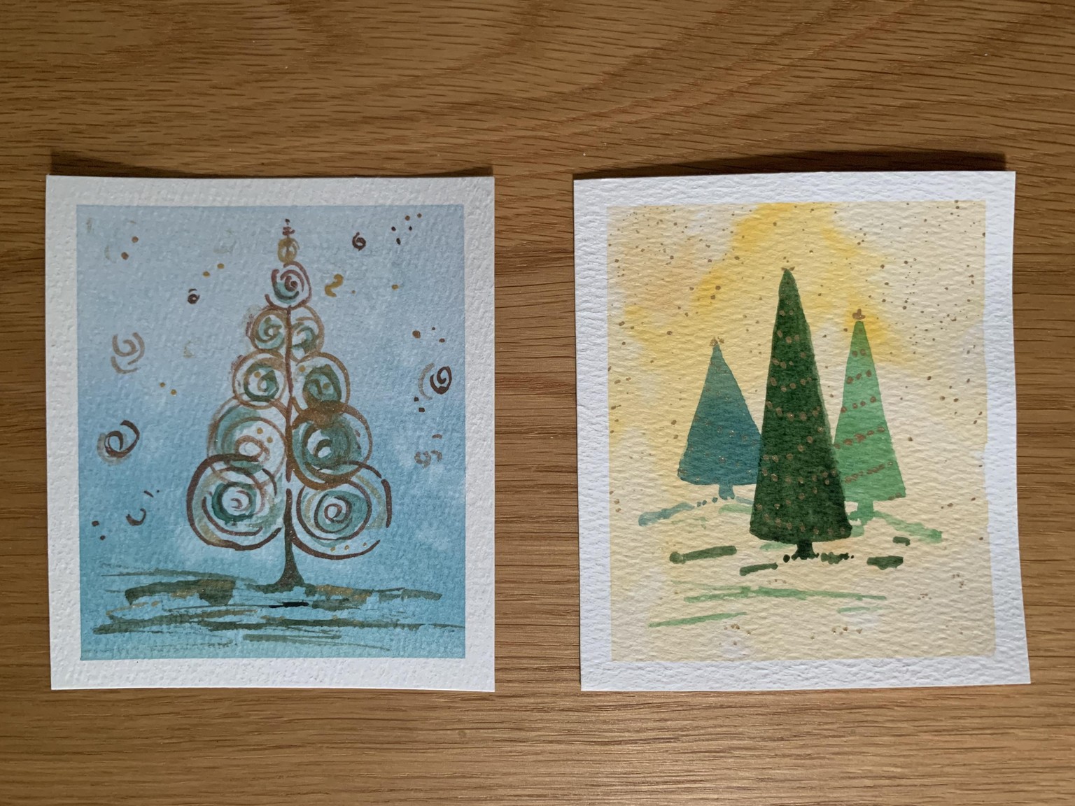 Whimsical Christmas Trees - image 3 - student project