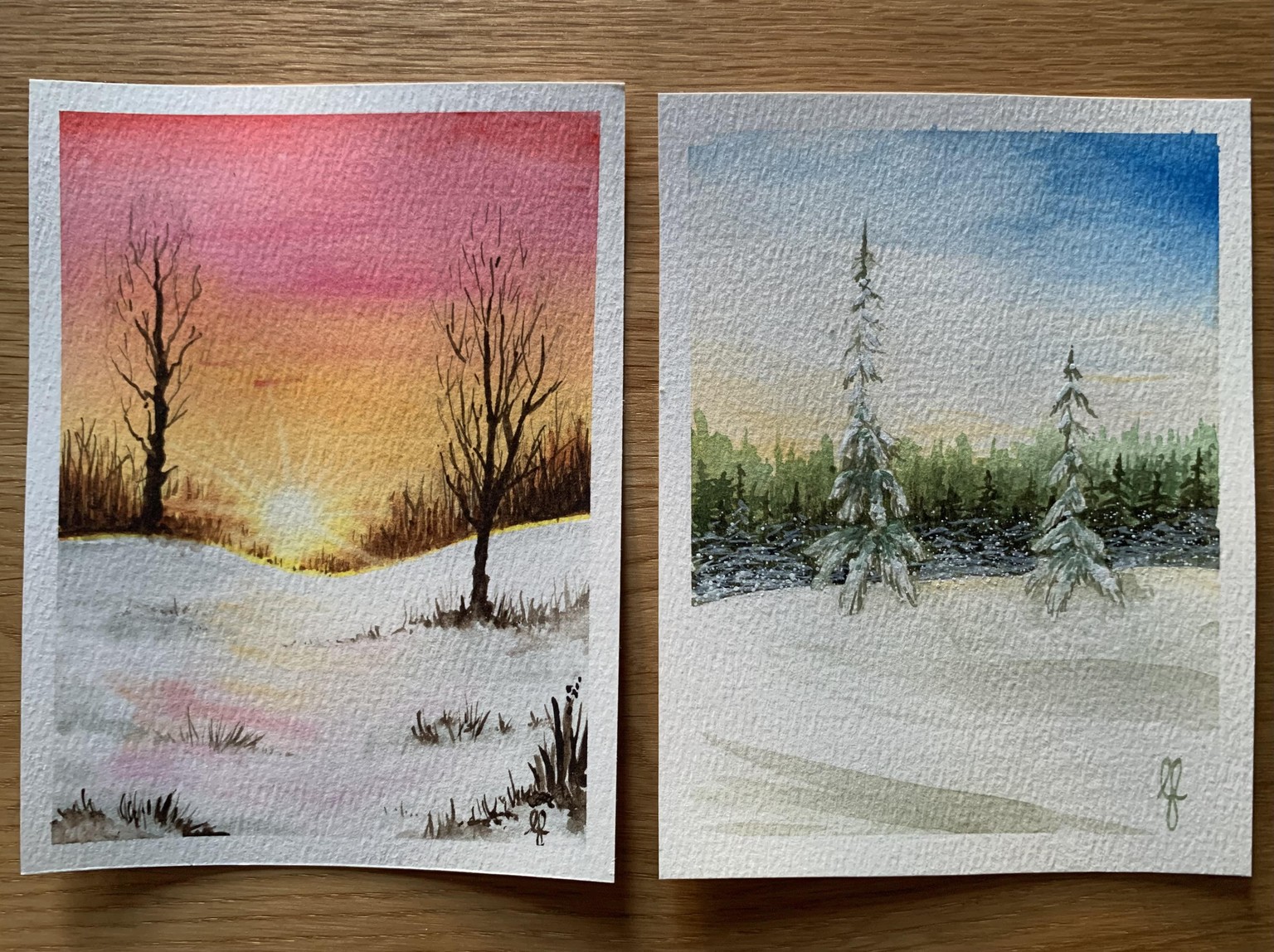 Winter landscapes - image 2 - student project