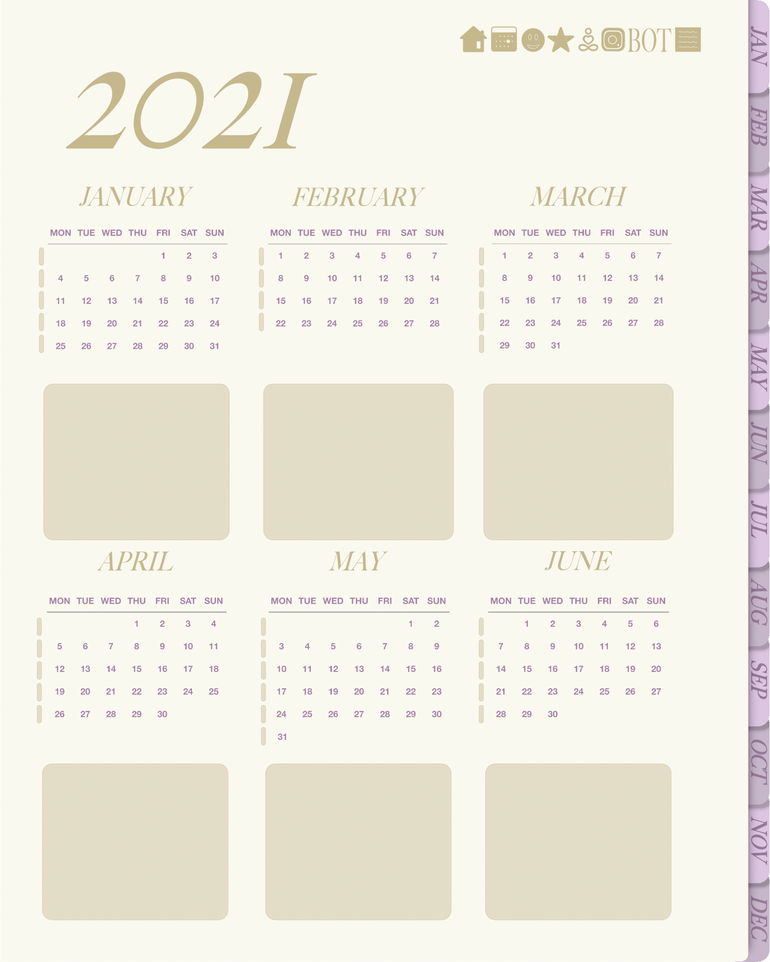 My first (not so minimal) Digital Planner - image 1 - student project