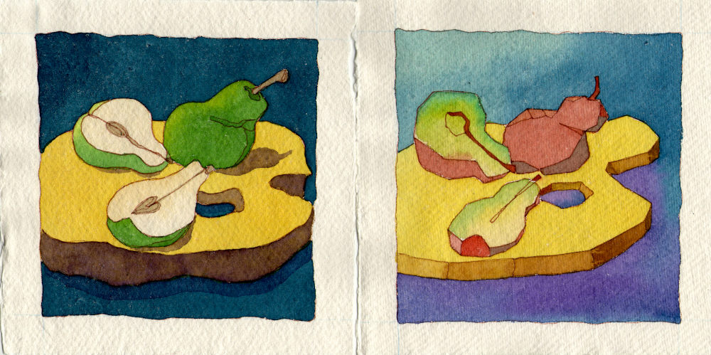 Colorful pears - image 1 - student project