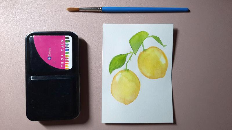 ⁂ midnight arting: lemons - image 1 - student project