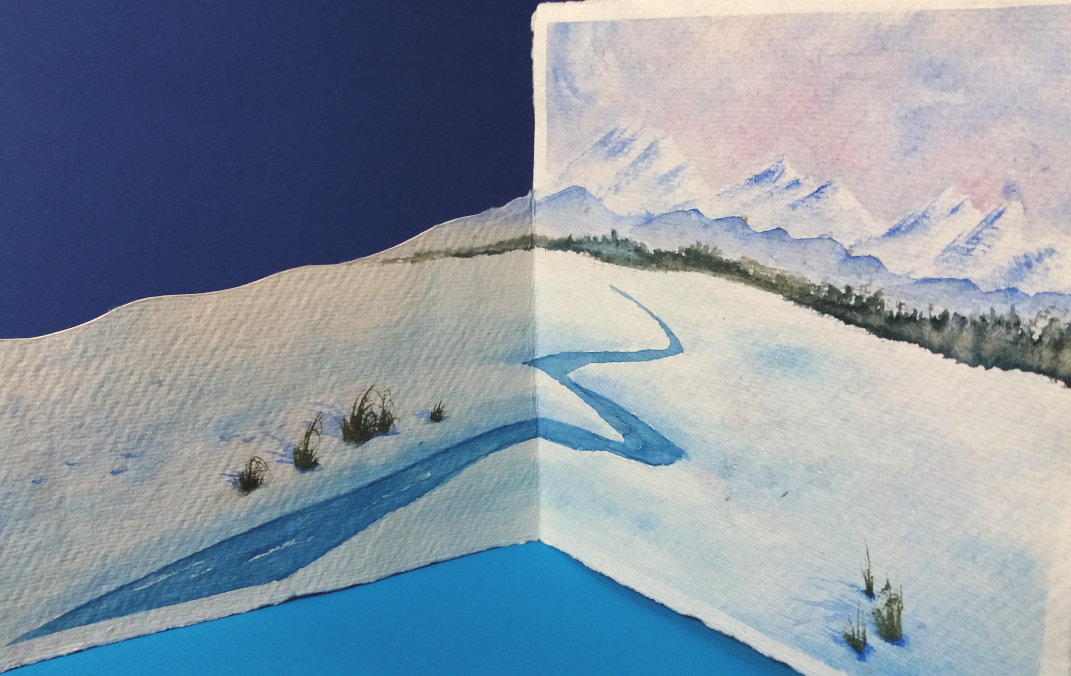 Winter Xmas card - image 2 - student project