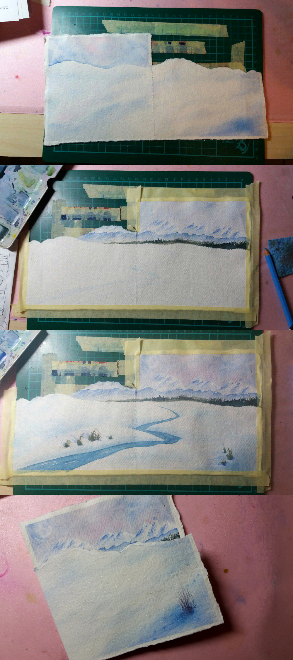 Winter Xmas card - image 1 - student project