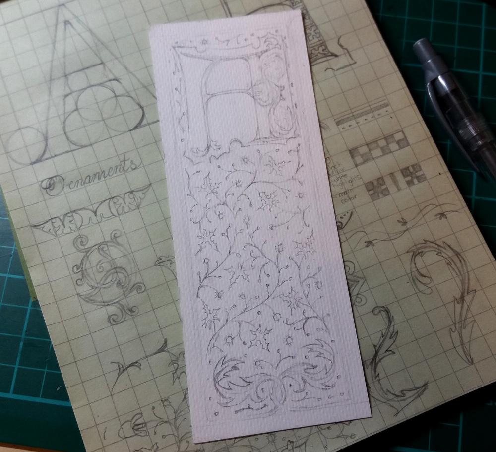 Illuminated bookmark - image 1 - student project