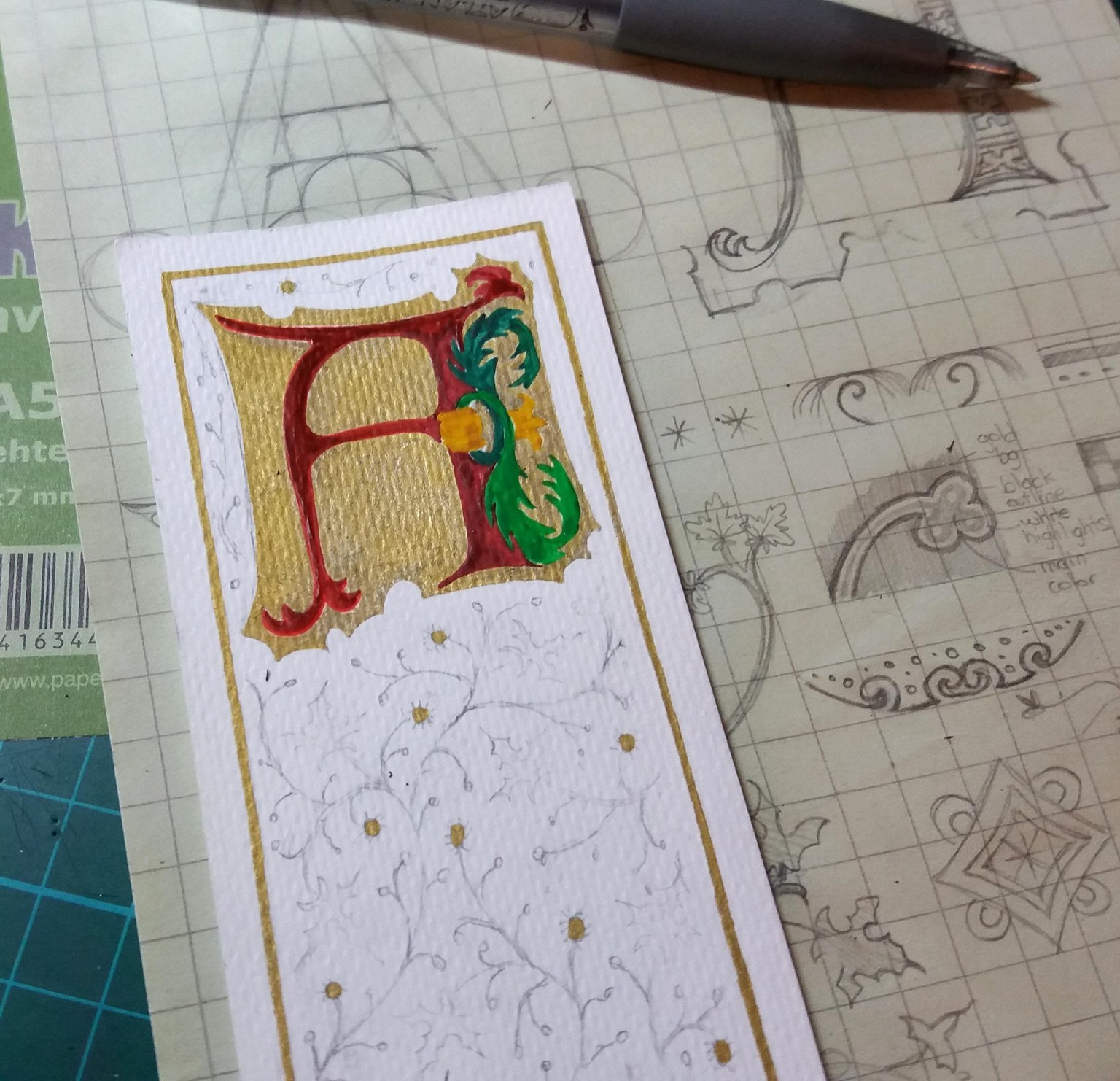 Illuminated bookmark - image 4 - student project