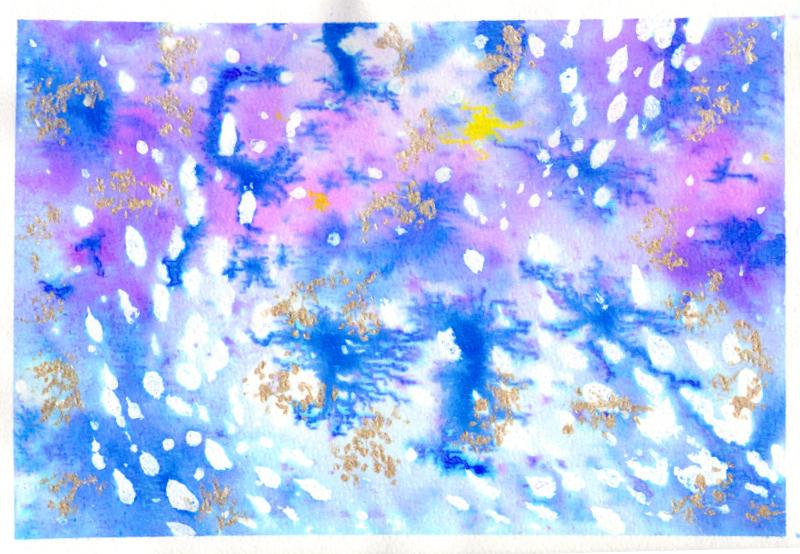 Inky abstracts - image 2 - student project