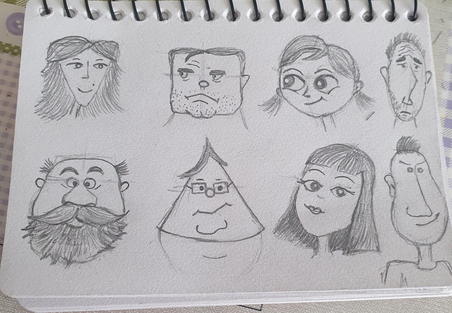 Cartoony faces - image 1 - student project