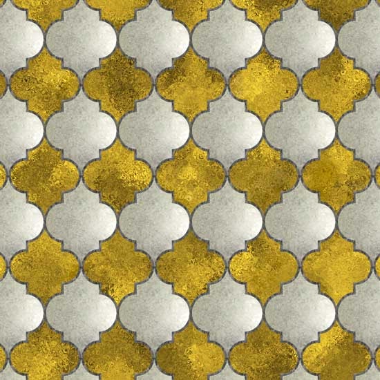 Moroccan Gold & Stone Tiled Pattern - image 1 - student project