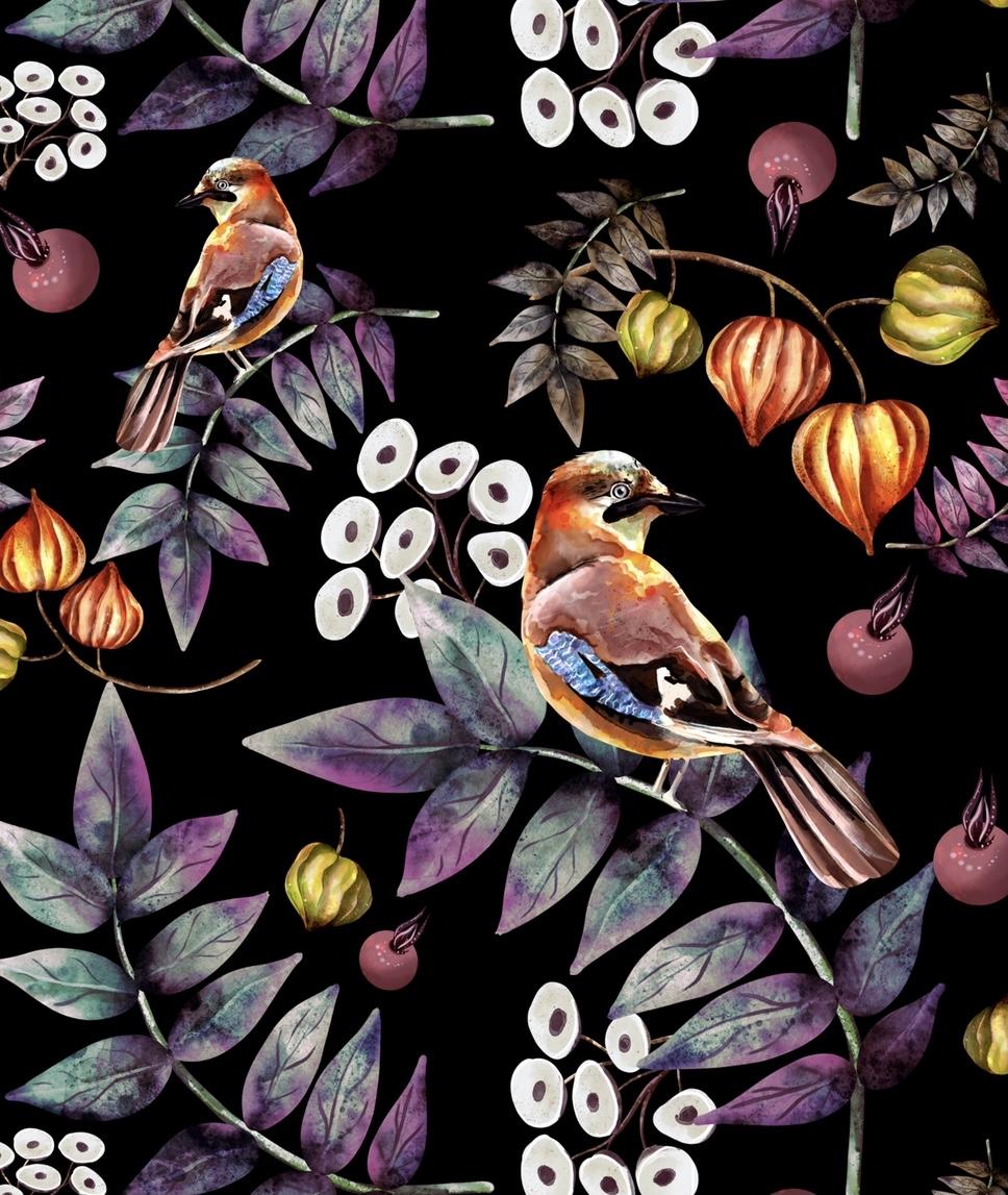 Jay bird in the autumn wood - image 2 - student project