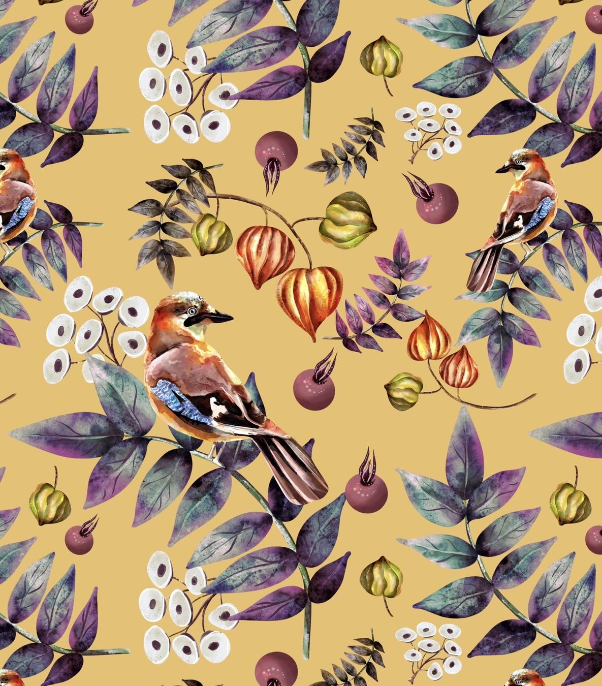 Jay bird in the autumn wood - image 1 - student project