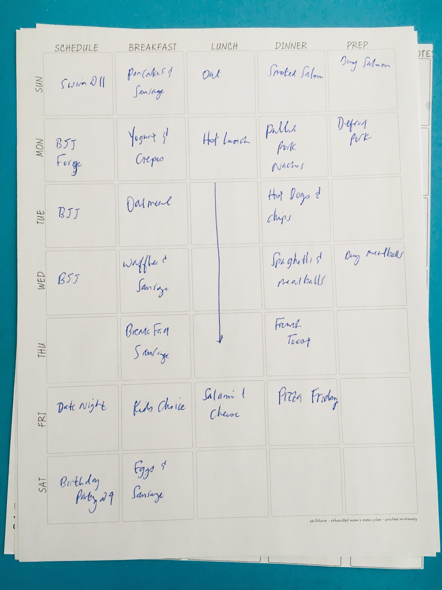 My menu - image 1 - student project