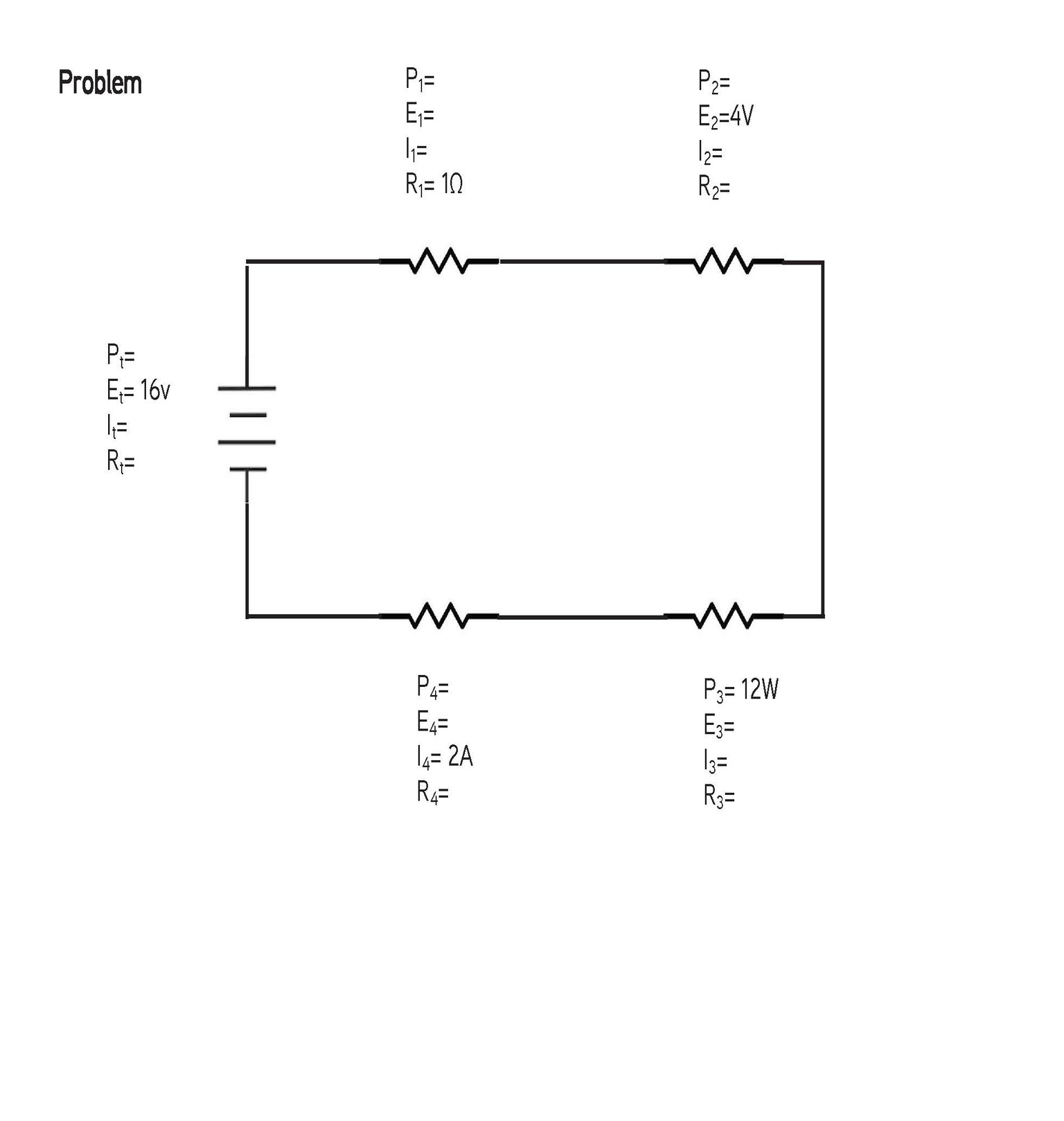 Ohm's Law Series Circuit Problem - image 1 - student project