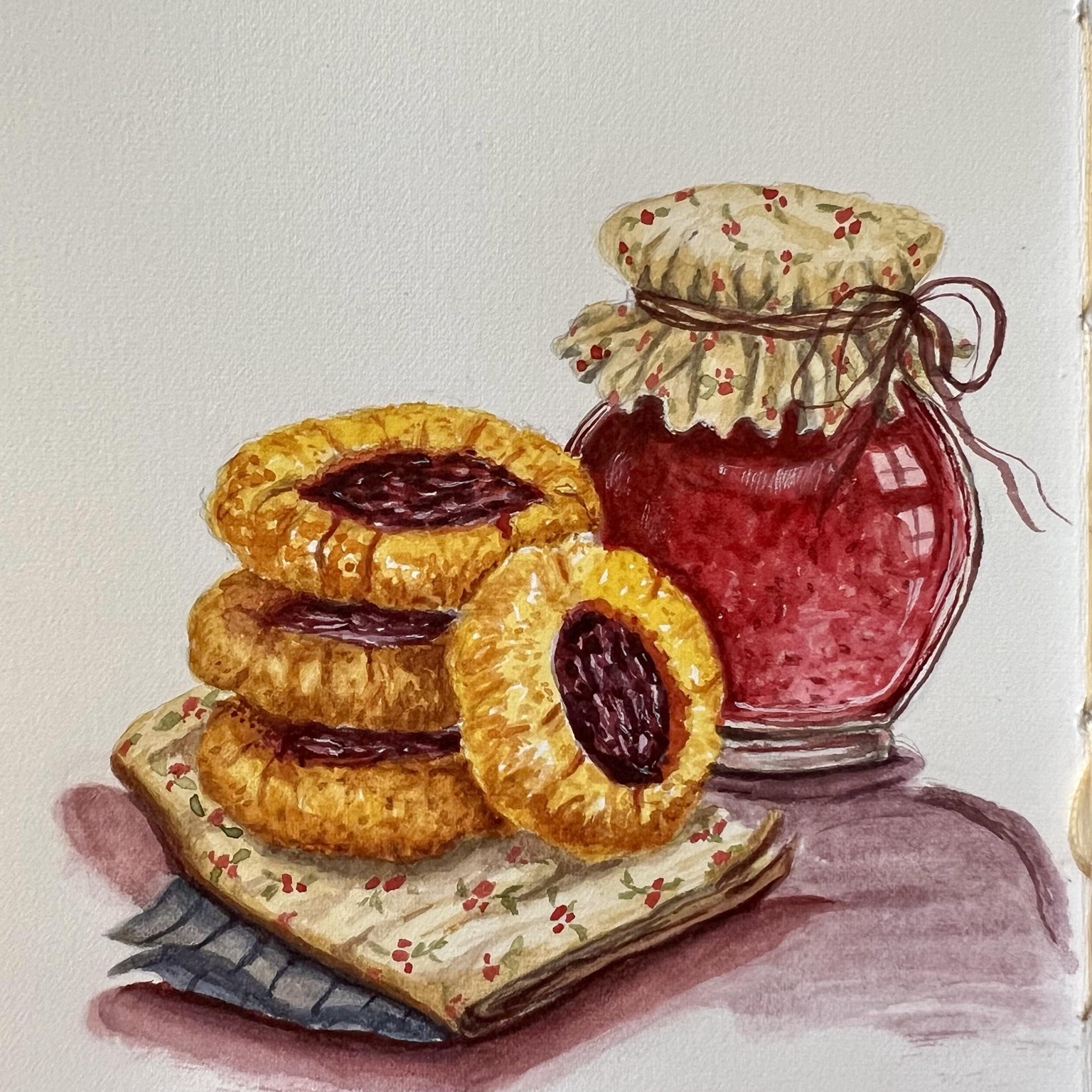 Thumbprint cookies - image 1 - student project