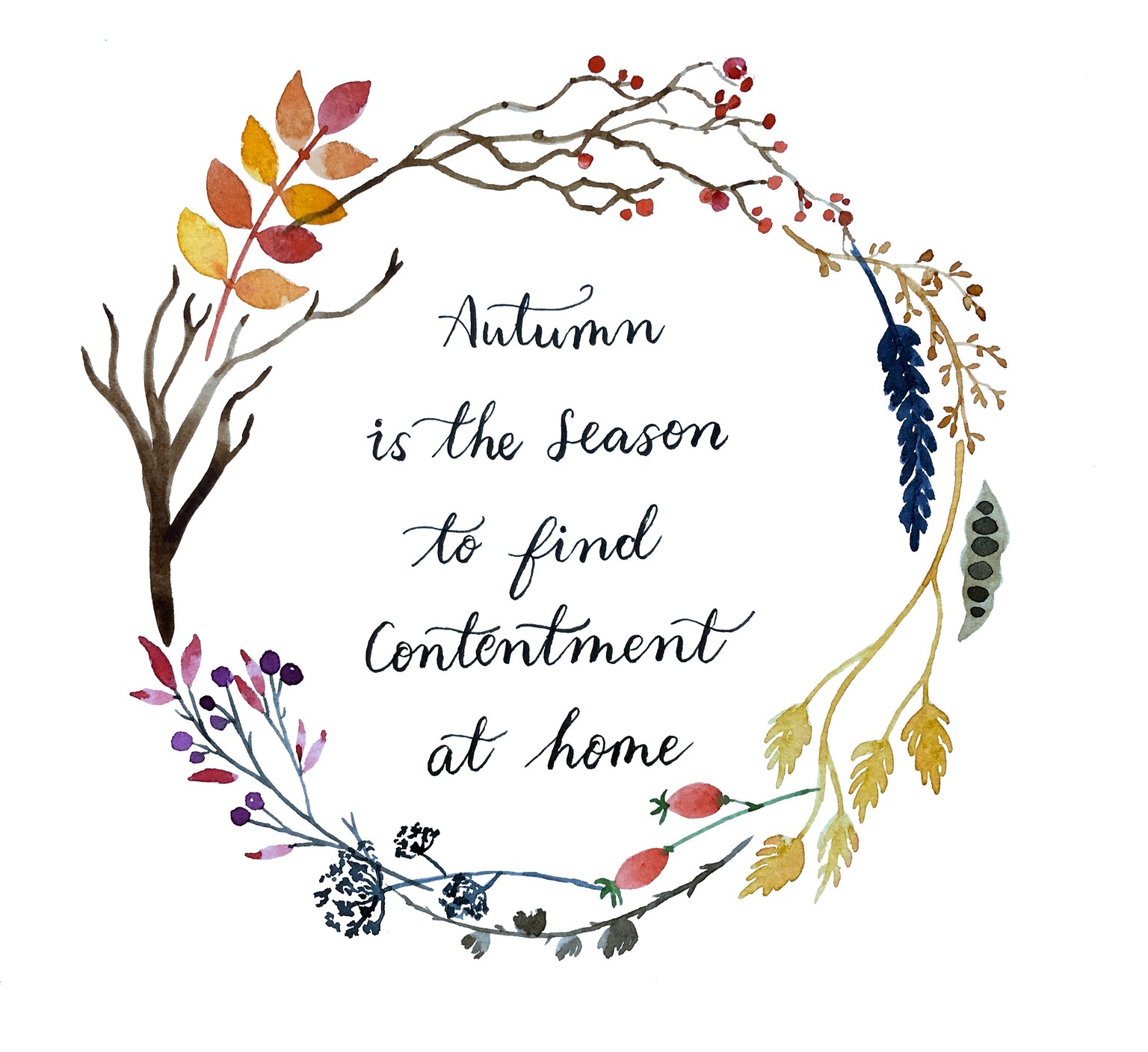 Autumnal Wreath - image 2 - student project