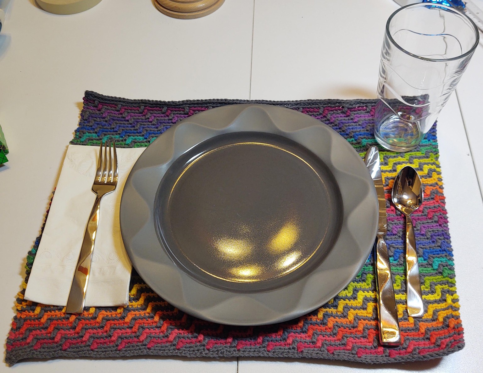 Mosaic Crochet Placemats - image 1 - student project