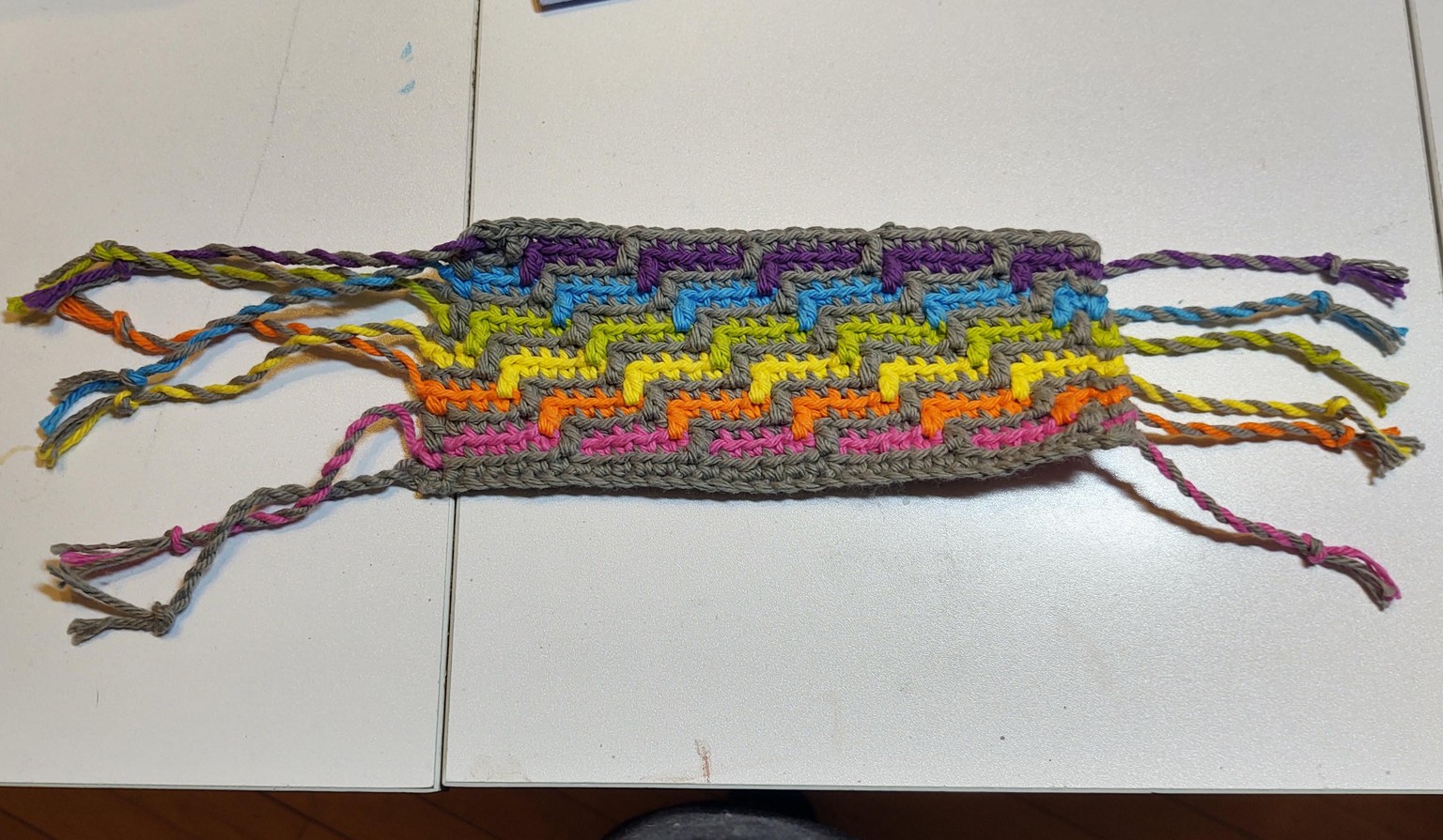 Mosaic Crochet Placemats - image 2 - student project