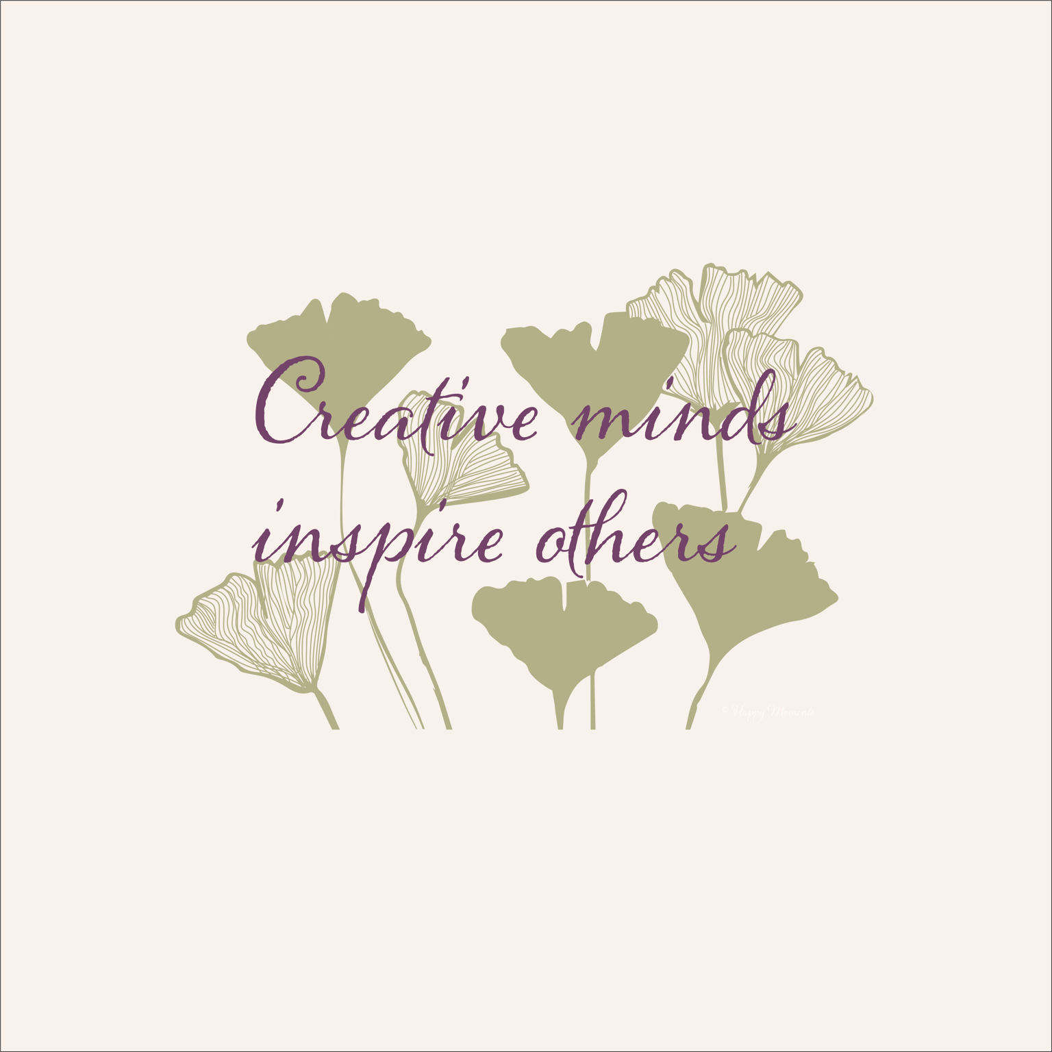 Digitized hand drawn Ginko - image 1 - student project