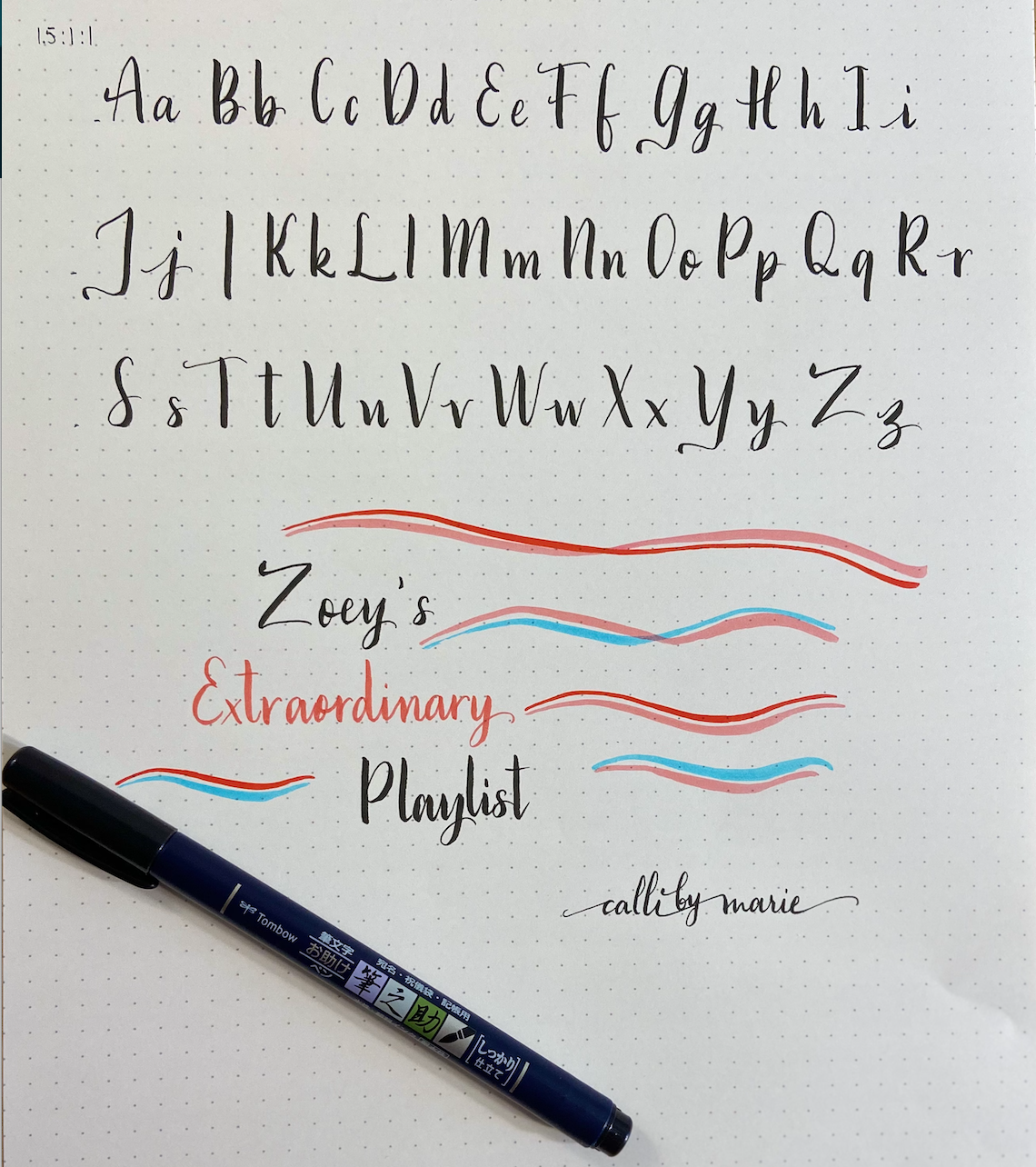 Zoey's Extraordinary Calligraphy - image 4 - student project